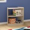 Flash Furniture Bright Beginnings Commercial Bow Front 2 Tier Wooden Classroom Open Corner Storage Unit, Natural MK-KE24060-GG - alternate 5